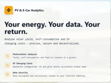 PV & E-Car Energy Analytics app icon
