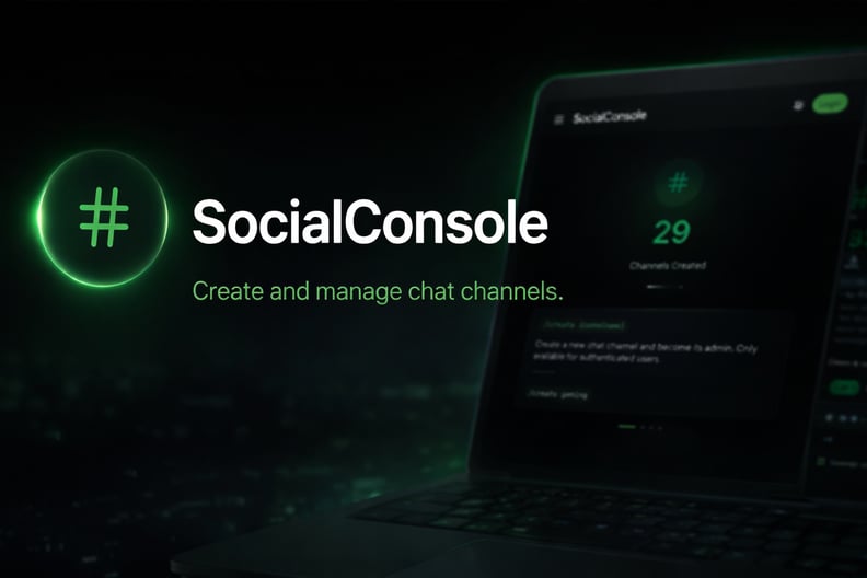 SocialConsole preview