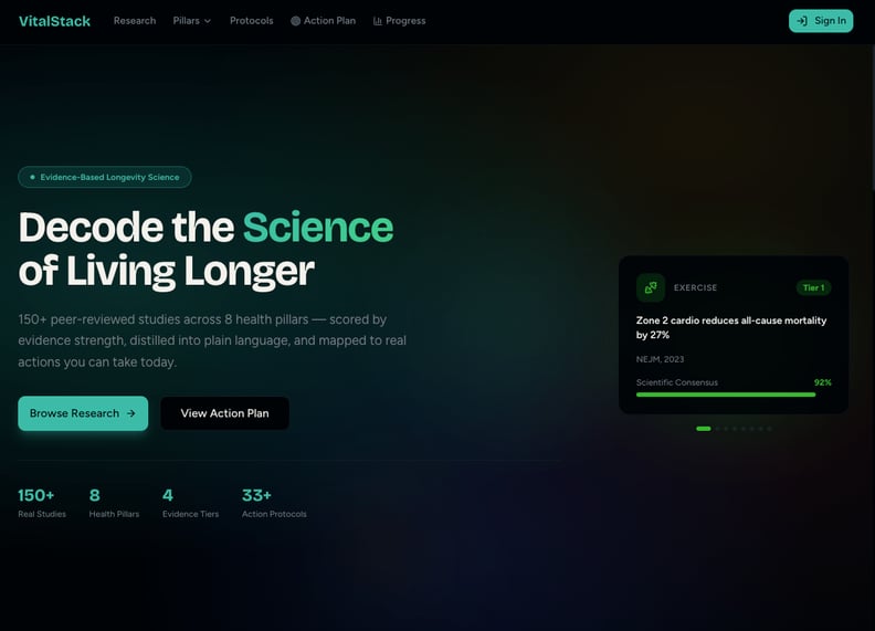Longevity Hub preview