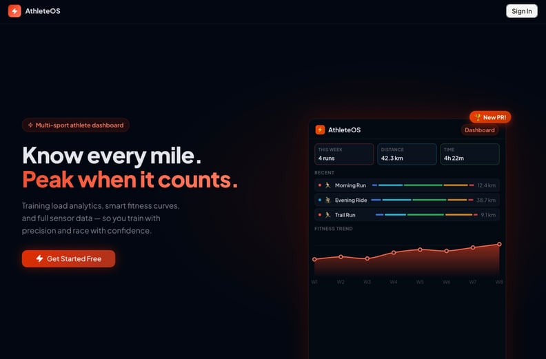 AthleteOS preview