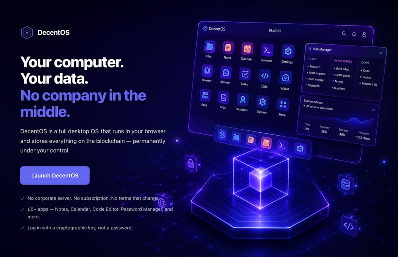 DecentOS preview