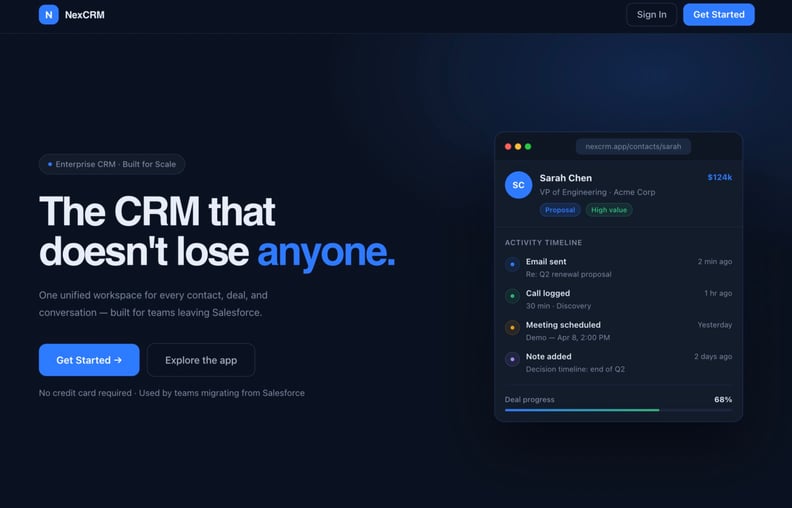 NexCRM preview