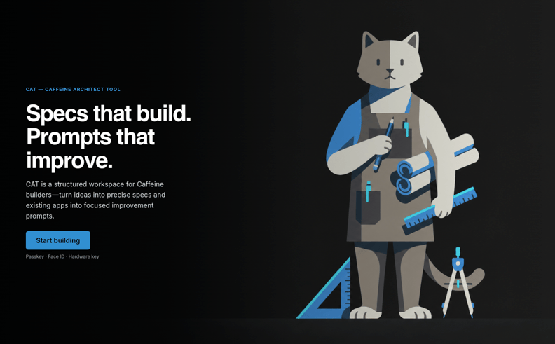 Caffeine Architect Tool (CAT) preview