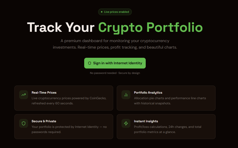 Crypto Portfolio Tracker thumbnail