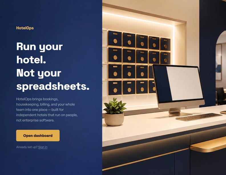 HotelOps preview
