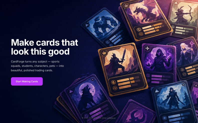 Trading Card Maker preview