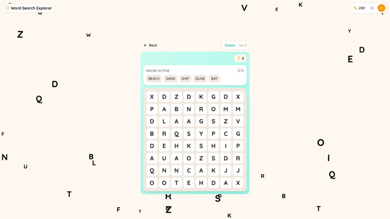พรีวิว Word Search Explorer