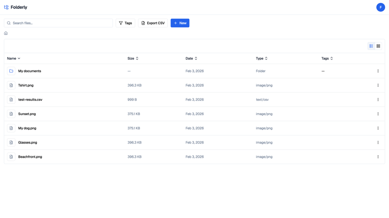 Vista previa de File Manager