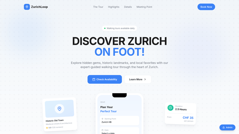 Zurich Walking Toursのプレビュー