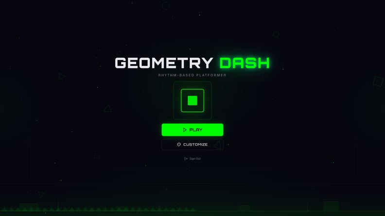Geometry Dash preview