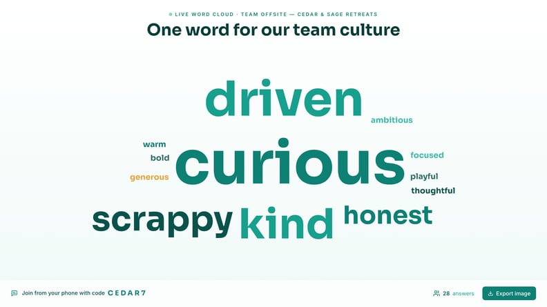 Live Word Cloud thumbnail