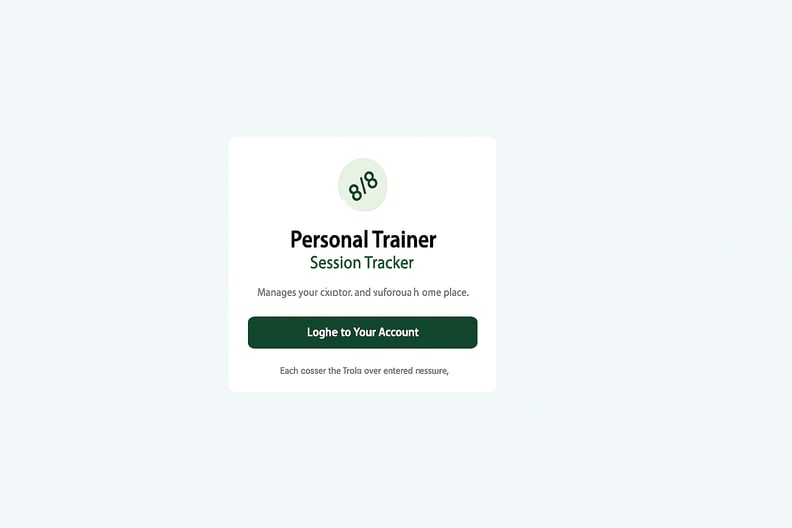 Personal Trainer CRM Session Tracker thumbnail
